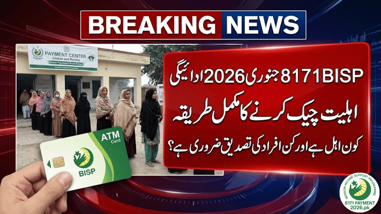 BISP 8171 January 2026 Payment Eligibility Check – Complete & Easy Guide