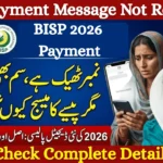 BISP Beneficiary Number Is Correct but Payment Message Not Received – Reasons & Solutions