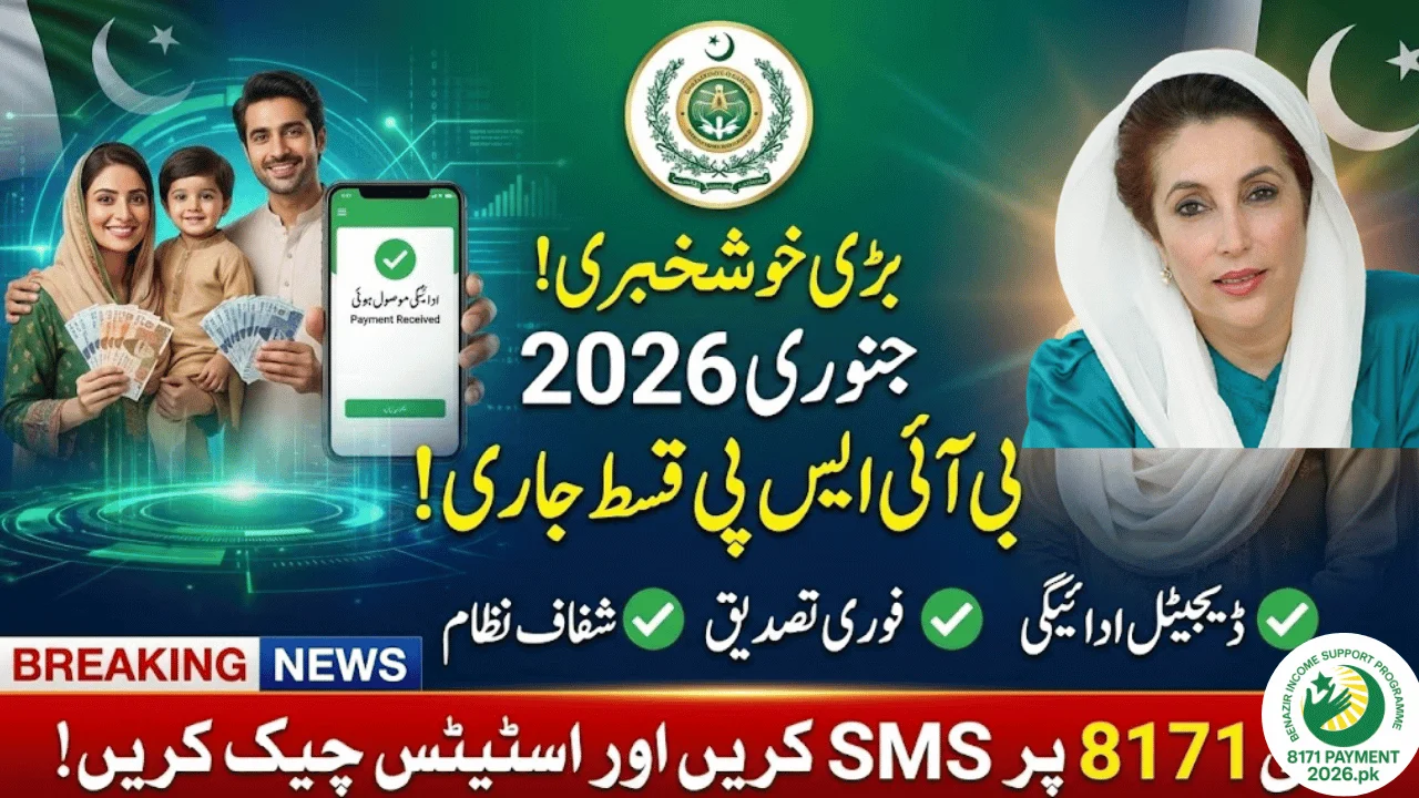 BISP Rs 14,500 Payment January 2026