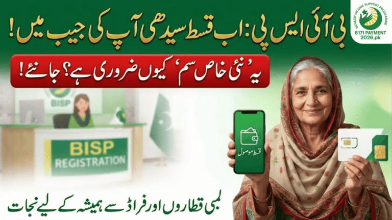 How to Register a New SIM for BISP Social Protection Wallet 2026