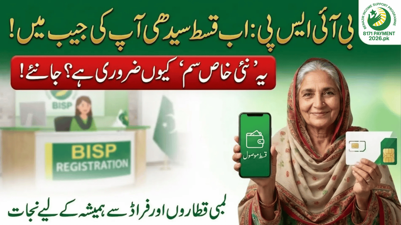 How to Register a New SIM for BISP Social Protection Wallet 2026