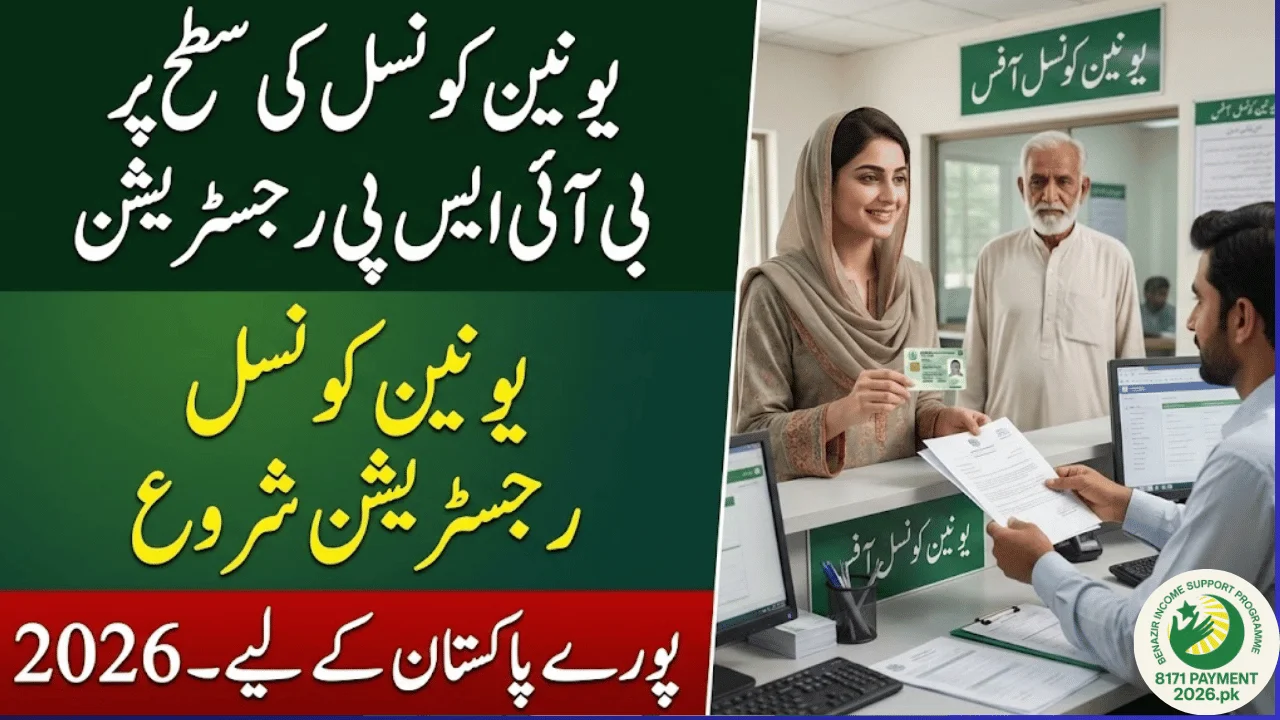 Union Council–Based BISP Registration 2026 Complete CNIC Verification & Benefits Guide