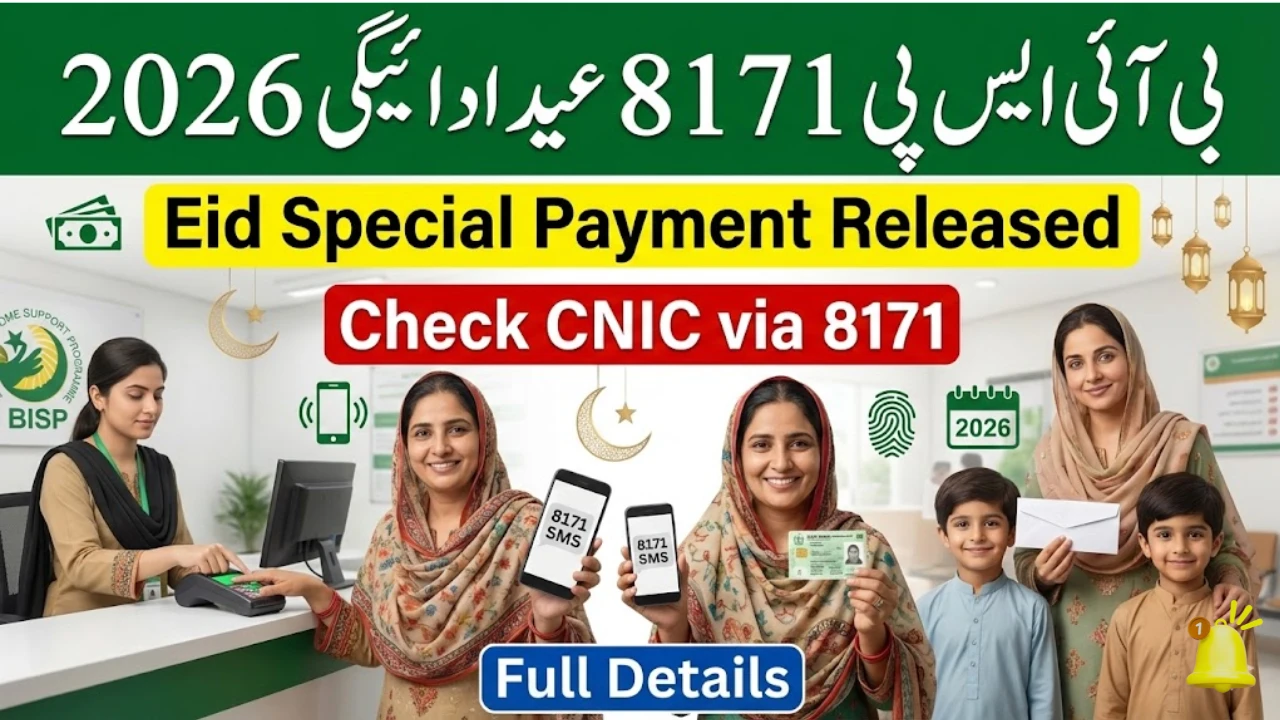BISP 8171 Eid Payment 2026